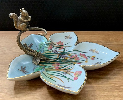 Porzellan bronze schale - ,