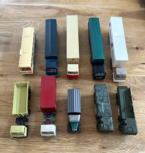 10x wiking modellautos lkw - wiking,