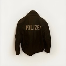 Polizei Lederblouson Hamburger
