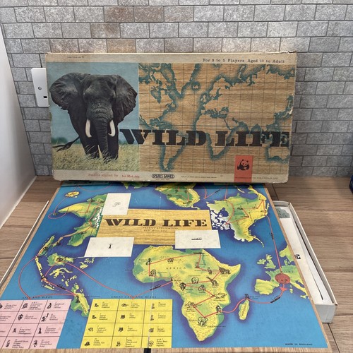Vintage wild life brettspiel - wild,