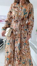 Maxikleid langarm langes kleid - langarm,