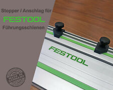 Stopper / Anschlag für FESTOOL Führungsschiene in Schwarz