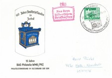 DDR Mi.-Nr. 1868, EF Sonderkarte 160 Jahre Postkasten in Zerbst   i