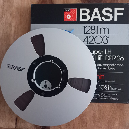 Tonbandspule basf 5 - tonbandspule, 26,5
