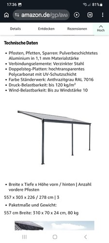 Terrassenüberdachung