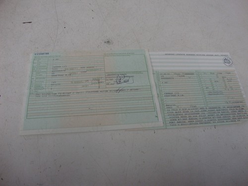Fahrzeugpapier brief papiere - fahrzeugpapier,