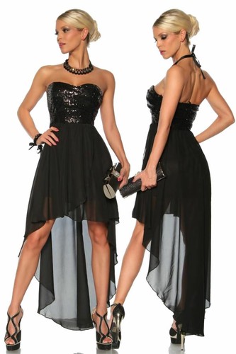 Abendkleid mit pailletten - abendkleid,
