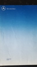 Mercedes Bedienungsanleitung R107 Windschott 1990 - 0907.0031.00