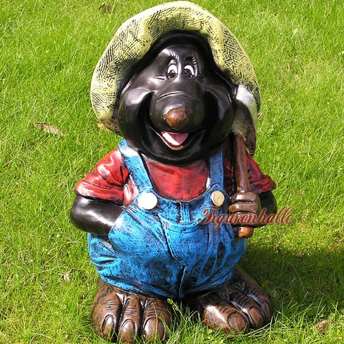 Maulwurf gartenfigur statue - maulwurf,
