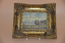 Biggs & Sons - antiker Bilderrahmen mit Ölgemälde - Barocker Prunkrahmen