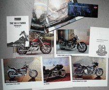 Harley Davidson Motorräder  1981V-Twin  Prospekt + Poster + Xtras