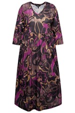 Ulla Popken Damen große Größen Jersey Maxikleid A Linie CottonTouch