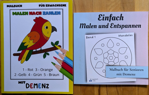 Malbücher für erwachsene mit - für,