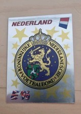 Panini EM 1996 EC 96 Sticker Nr. 75 Glitzer Wappen Niederlande 