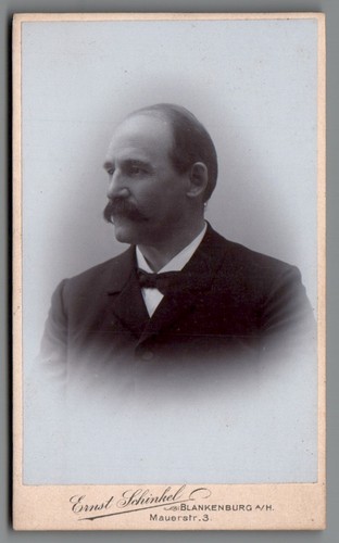 Cdv foto herr blankenburg - cdv,