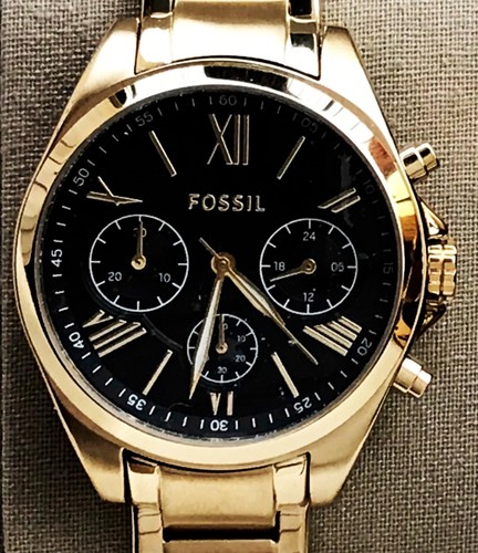 Fossil damenuhr gold mit - damenuhr,