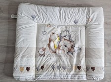 Julius Zöllner Wickelauflage Softy 75x75 cm Folie Schmusebär abwaschbar