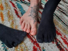 Zehensocken Schwarz 42-45