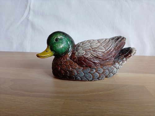 Keramikfigur ente - keramikfigur,