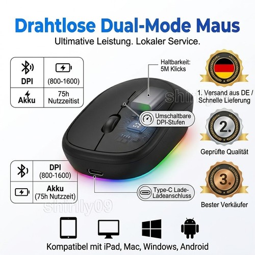 Bluetooth optische funk maus - optische,