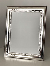 13x18 Foto-/Bilderrahmen massive Auflage 999er Sterling Silber Art. 2/925/211