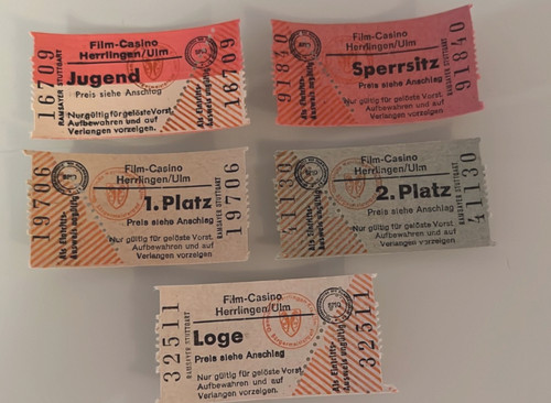 Ulm eintrittskarten kinokarte - ulm,
