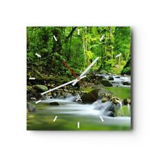 Modern Wanduhr 30x30cm Quadrat