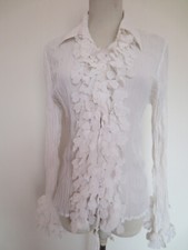 langarm Krinkle Crash Bluse