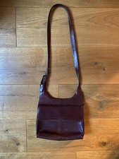 GIANNI CONTI Damen Umhängetasche Handtasche Leder Braun Damentasche TOP