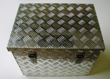 Alu Riffelblech Alubox Staubox