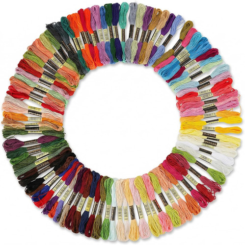 100 farben stickgarn set - stickgarn,