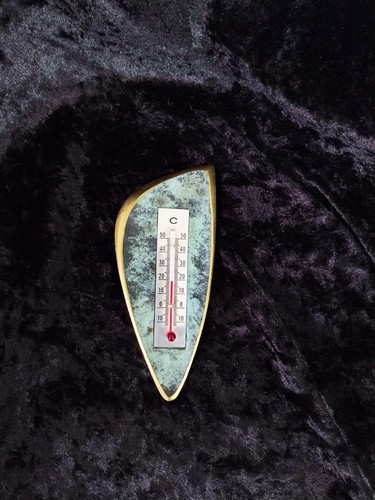 Thermometer antik messing - thermometer,
