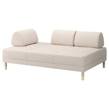 Ikea Flottebo Bezug für 120cm Schlafsofa, Vissle beige 703.425.09