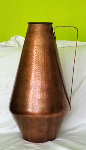 Große kupfervase bodenvase - ,