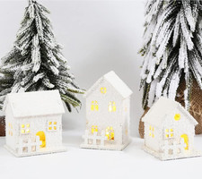 Weihnachtsdorf Mit Beleuchtung