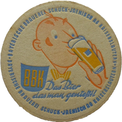 Alter bierdeckel bayerische - bierdeckel,