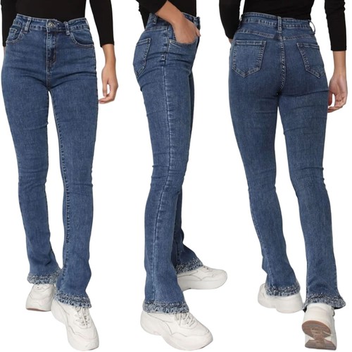 Damen high waist jeans - high, bootcut