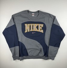 Nike Vintage Sweater Grau Blau