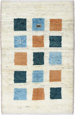 Gabbeh Teppich Orient Perser Rug Zollanvari Natur Schurwolle Pflanzenfarben Lux