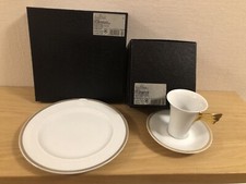 Rosenthal IKARUS MED. MEANDRE D‘OR Kaffeetasse 2tlg. und Frühstücksteller 22 cm