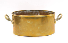 Antiker ovaler Blumentopf