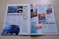 Rallye Racing 04/2000 Volvo V 40 T4 von Heico mit 235PS im TEST auf einer Seite