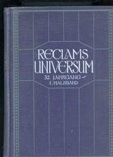 Reclams Universum 32. Jahrgang 1916, 1. u.2. Halbband