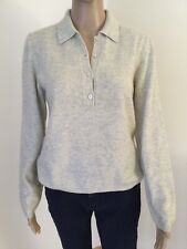 AIDA BARNI Cashmere Pullover, Gr. L in Grau