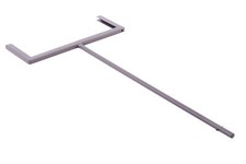 Schildhalter Plakathalter Preisschild Halter Metall Anthrazit DIN A4 H: 44  cm