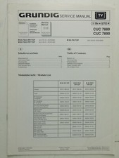 Grundig service manual - service, cuc