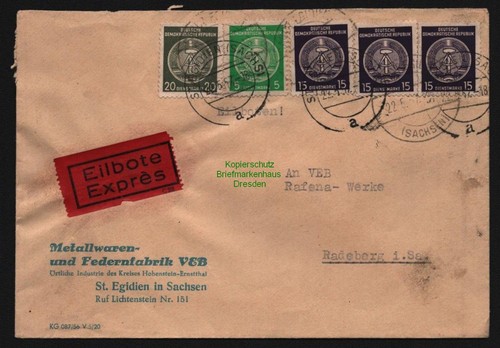 B12654 ddr dienst - ddr, brief