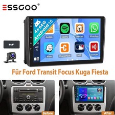 DAB+ Für Ford Transit Bus MK7 Focus Kuga Android 15 Autoradio Carplay GPS Navi