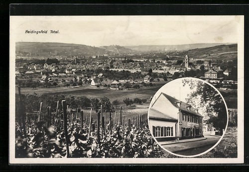 Heidingsfeld metzgerei - ak, heidingsfeld,