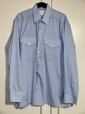 Imperial Langarm Diensthemd für z.B. Feuerwehr, THW etc., Blau, Größe 42